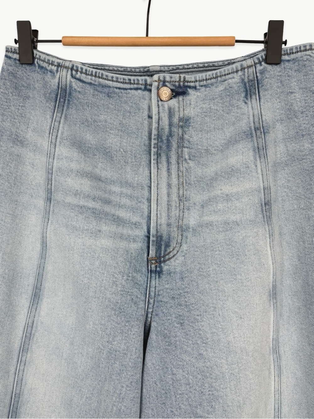 Pistola Blair Bandless High Waist Crop Barrel Jeans 29 - Picture 3 of 11